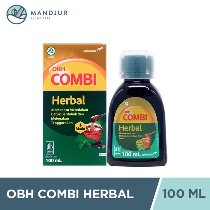 Gambar OBH Combi Herbal 100 Ml - Obat Batuk Herbal dari Apotekmandjurofficial Kota Administrasi Jakarta Pusat Tokopedia