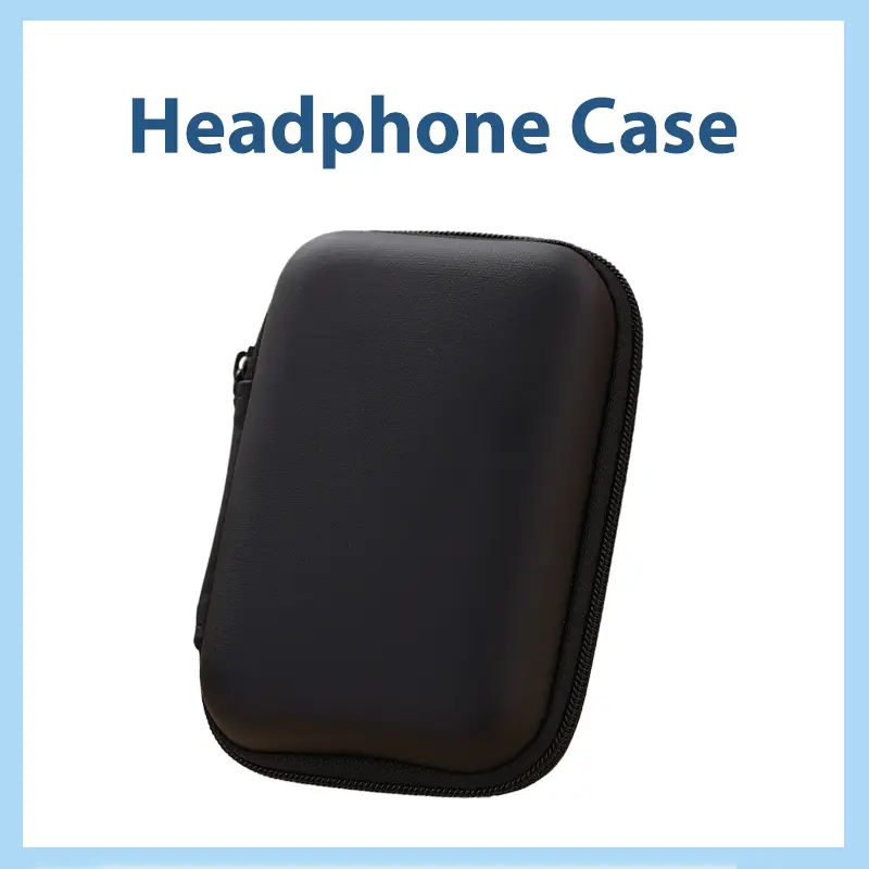 Portable earphone case with large capacity 3