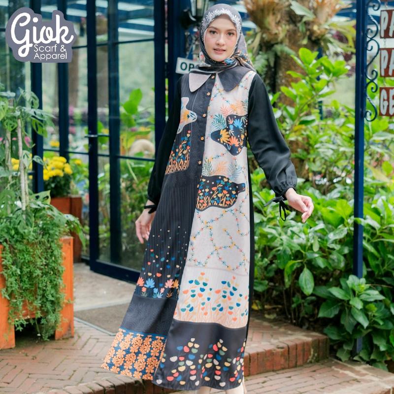Alora Dress By Giok Apparel - Dress Printing Motif 1