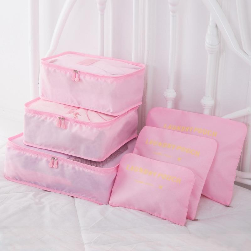 Product Introduction of 6Pcs/Set Travel Organizer Storage Bag Set Clothes Organizer Bags Pouch Suitcase Home Closet Bags for Storage 14