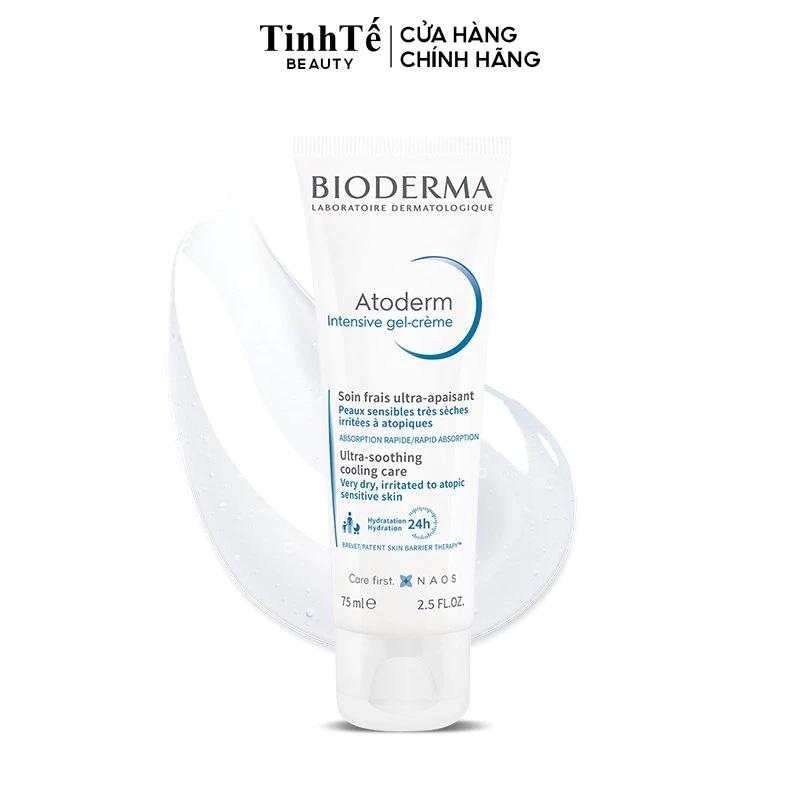  Kem gel dưỡng ẩm và làm dịu dạng gel cho da khô và rất khô Bioderma Atoderm Intensive gel-crème 75ml Chăm Sóc Da 