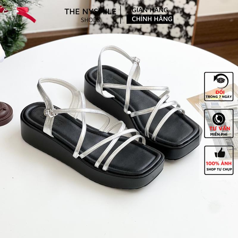  Giày sandals đế xuồng 3p  giày sandal 3p - THENYSMILE - WODI 