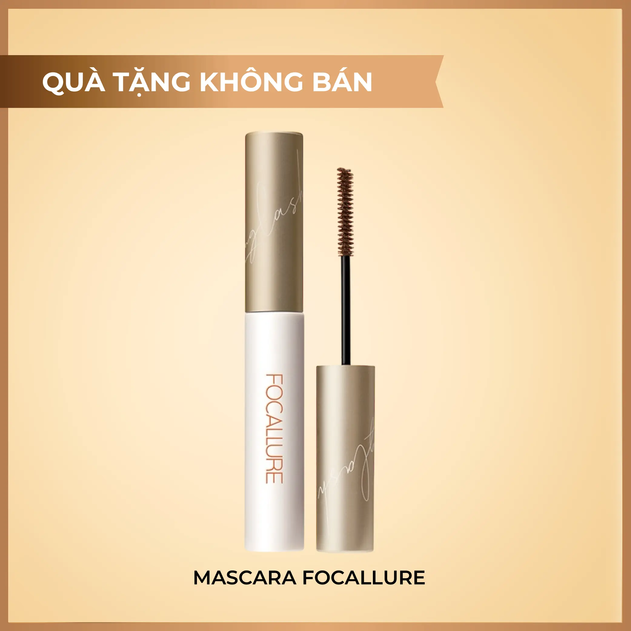 [HÀNG TẶNG KHÔNG BÁN] Mascara chống nước - Chuốt lông mi dài cong và đều kích thước đầu cọ 3mm 6g