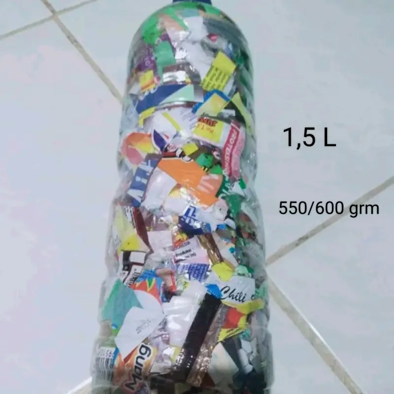 ECOBRICK ECOBRIK 1500 ML BOTOL BESAR AQUA ramah lingkungan Plastik 5