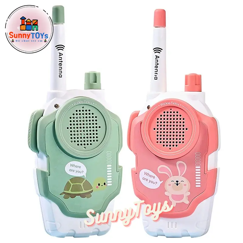 Combo 2 máy bộ đàm đồ chơi cho bé không dây 4