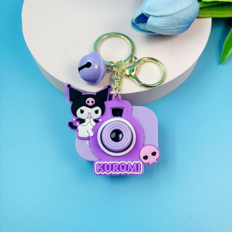 Dây Chuyền Chìa Khóa Máy Ảnh Chiếu Sanrio Kuromi, Thiết Kế Hoạt Hình, Thích Hợp Làm Quà Tặng Sinh Viên, Đồ Chơi Trẻ Em, Máy Lấy Phố Cắm, Quà Tặng Nhỏ 3