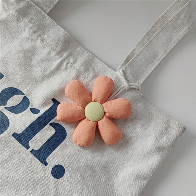 Product Introduction of Gift Stuffed Floral Lanyard Flower Bag Pendant Candy Color Floral Shape Keyrings Handbags Pendant Cloth Bag Match Accessories 13