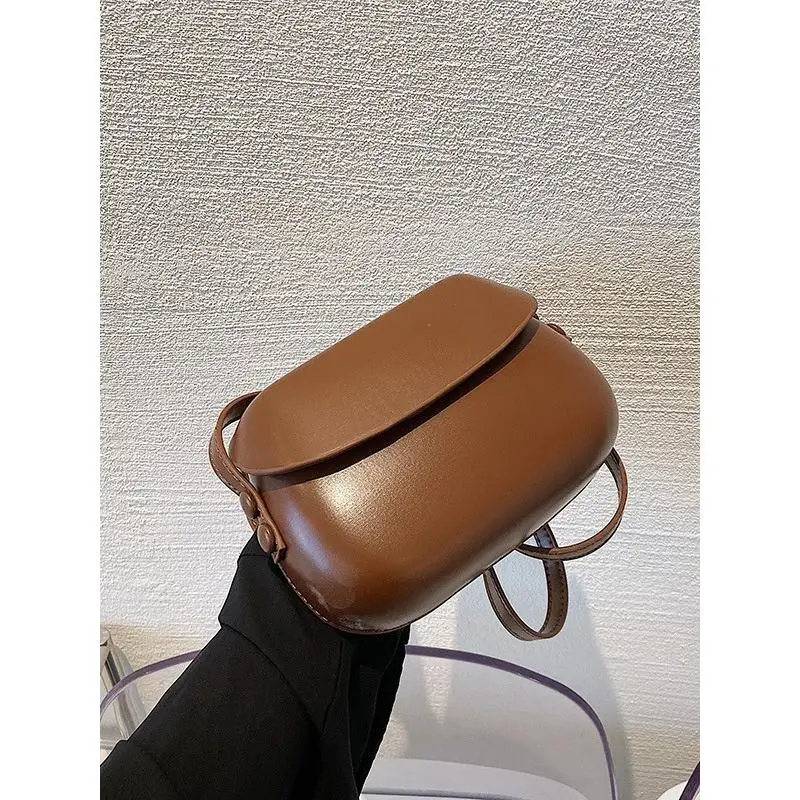 Túi Đeo Vai Nữ, Cỡ Nhỏ, Phong Cách Hàn Quốc Mới, Thiết Kế Cổ Điển Dễ Phối Đồ, Đơn Giản, Thích Hợp Đi Làm, Túi Yên Ngựa Màu Pastel, Ưa Nhìn, Kiểu Ba Lô Bag Tote Lady