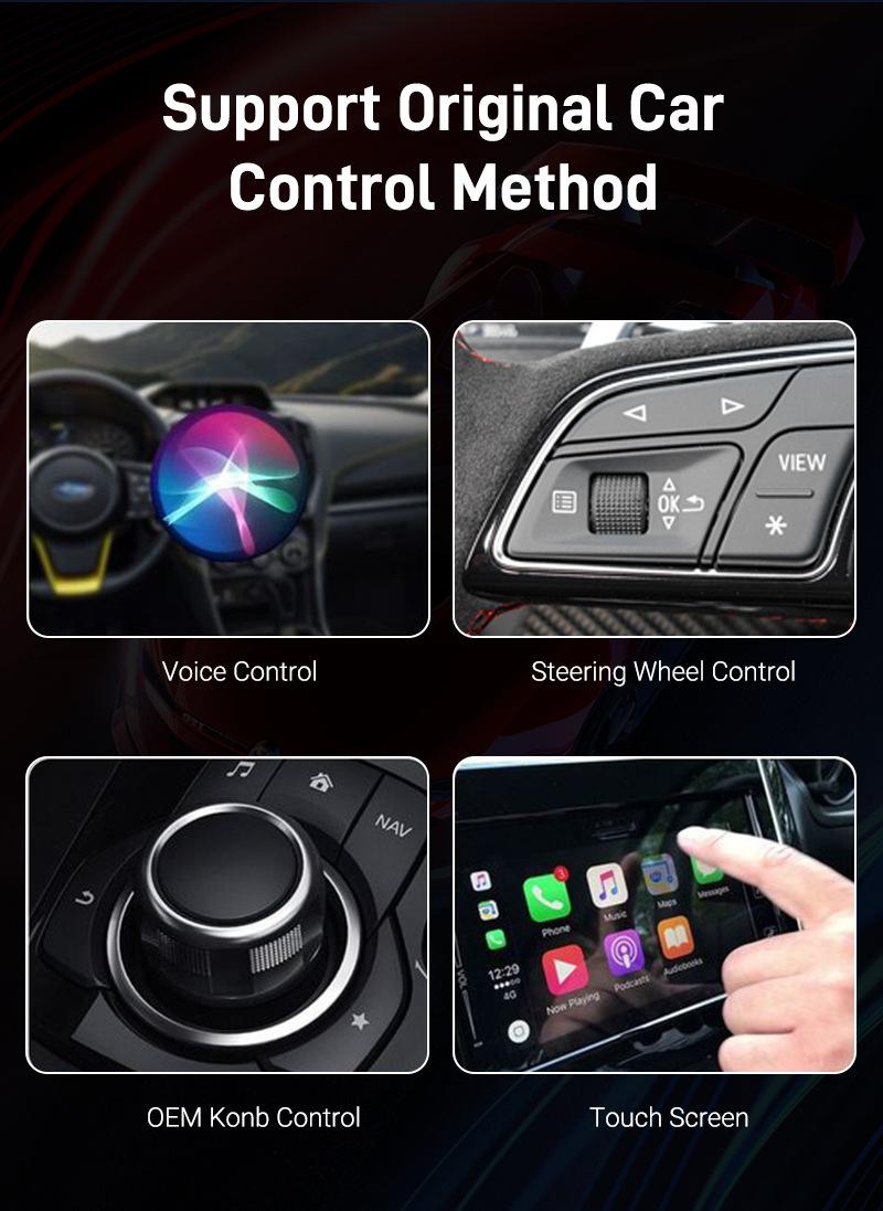 Product Introduction of [2-in-1 Wireless]CarPlay & Android Auto Adapter - Universal Plug & Play, Fast 5G WiFi, Heatproof for Tropical Cars 10