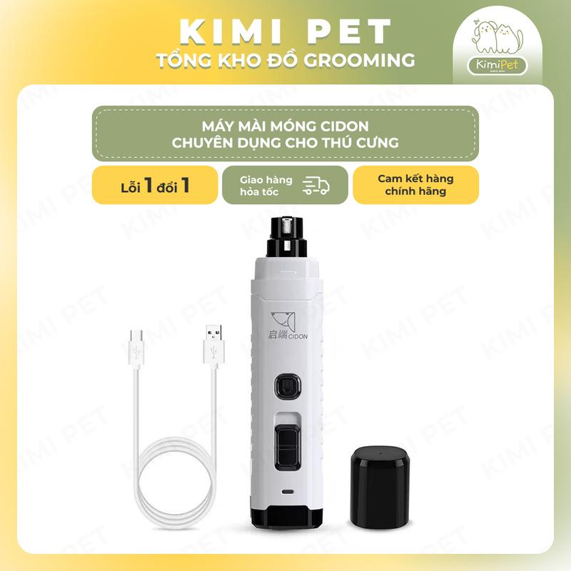 Máy mài móng điện CIDON CD-15max siêu khoẻ siêu bền có đèn soi móng, chuyên dụng cho thú cưng