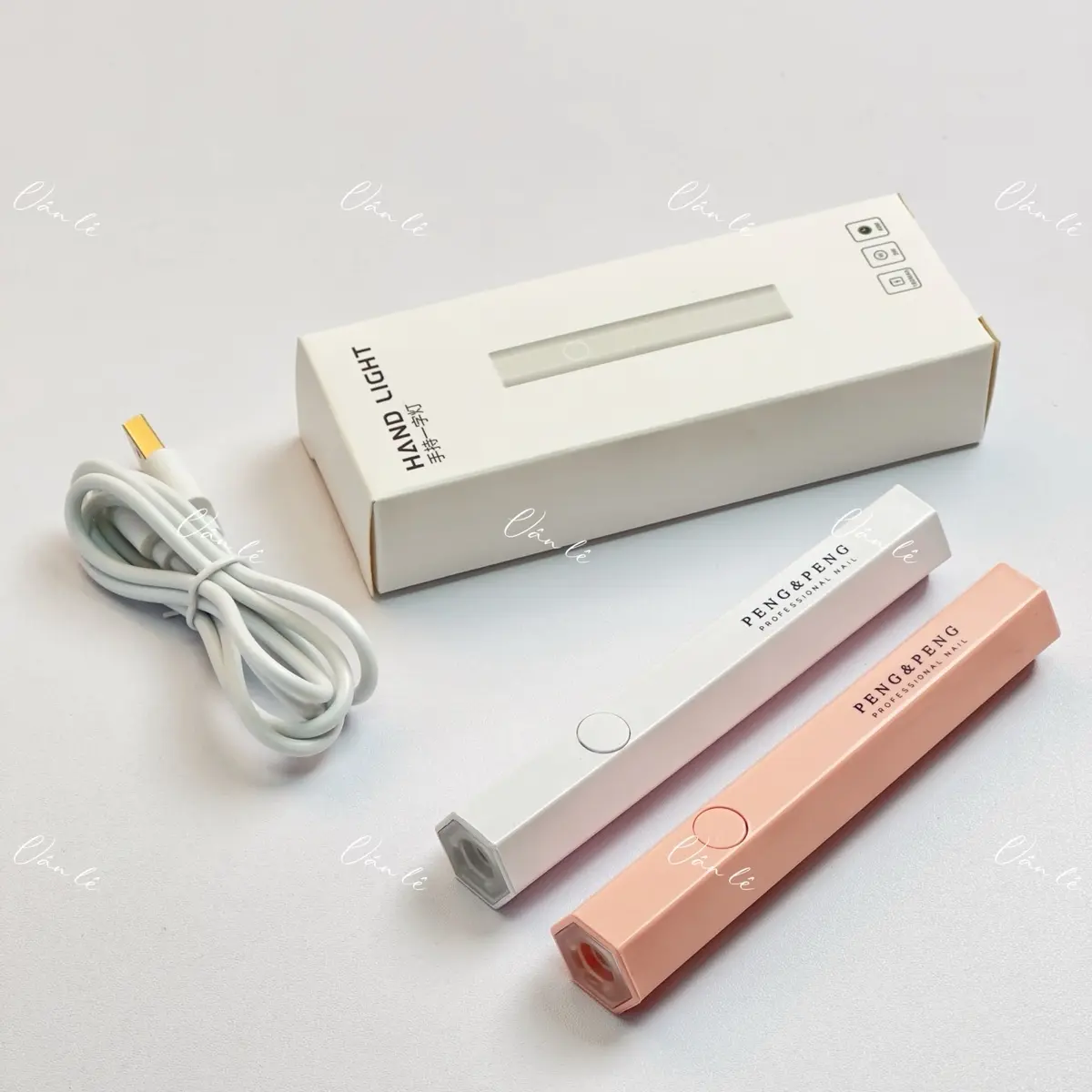 Đèn pin hơ móng uv mini cầm tay