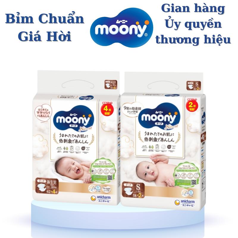 1 BỊCH MOONY TRẮNG ĐỦ SIZE CHO BÉ TRAI, BÉ GÁI NB/S/Mq/Md/Lq/Ld/XL/XXL từ Trẻ sơ sinh đến Trẻ mới tập đi Em bé Bỉm