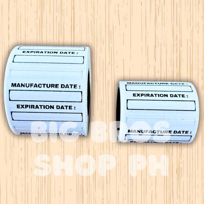 Manufacture Date and Expiration Date Thermal Sticker - Water - TikTok ...