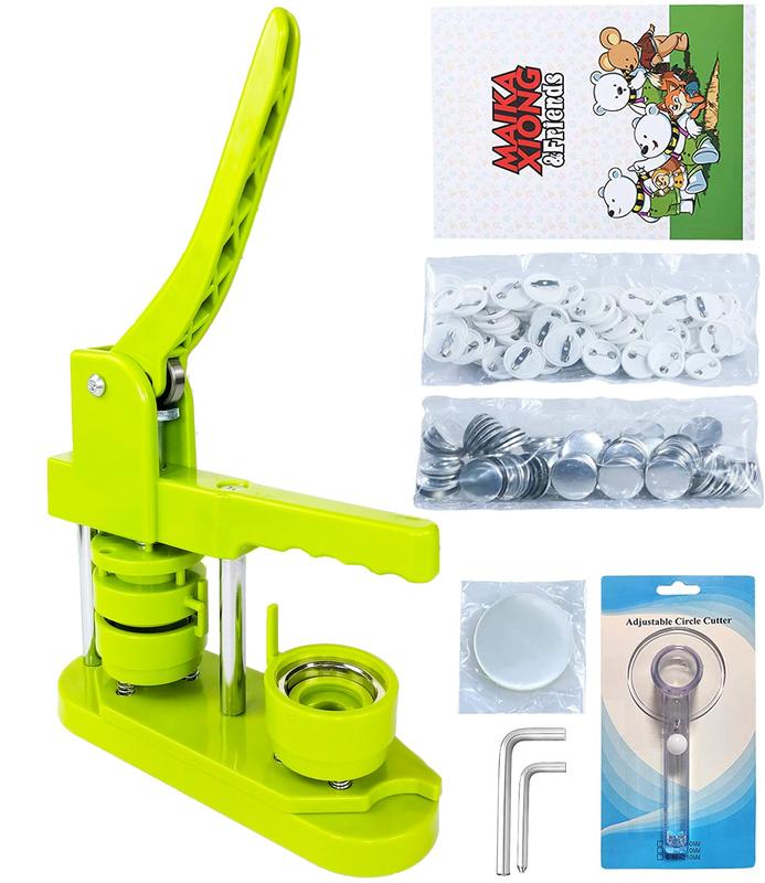 DCBADGE Button Maker Machine, (3rd Gen) Installation-Free DIY Pin ...