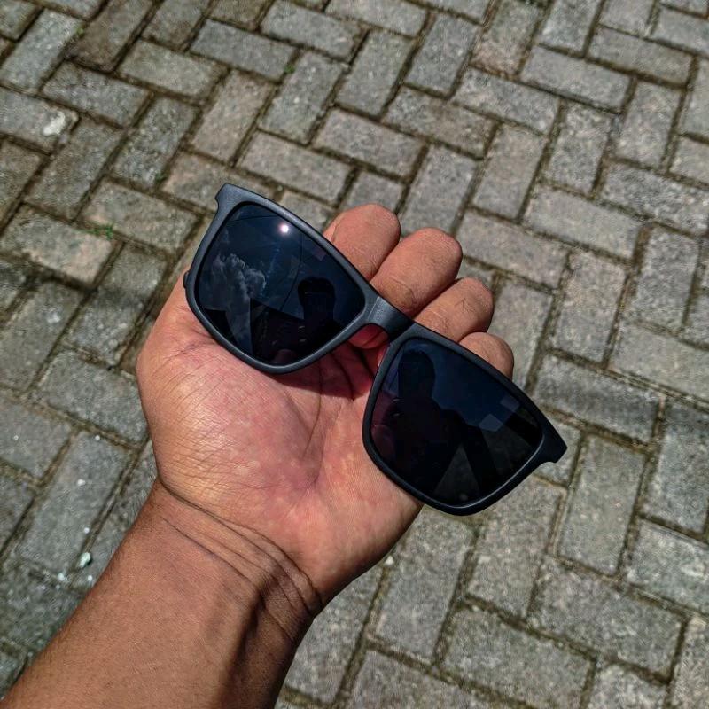 Kacamata Hitam Casual Pria-Kacamata Anti UV-Kacamata Fhasion Gaya Retro 3