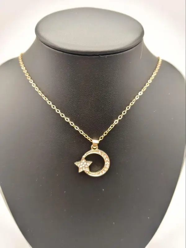 Star Design Pendant Necklace for Women, Fashion Jewelry for Party, Daily Clothing Decor, Trendy All-match & Exquisite Jewelry for Birthday Gift 0