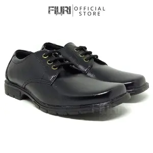 FIURI OFFICIAL - RAMA 34-37 HITAM - PANTOFEL TALI ANAK LAKI LAKI - SEPATU PANTOPEL SEKOLAH SD FORMAL - SEPATU PESTA ANAK KECIL COWOK - SEPATU ULANGTAHUN