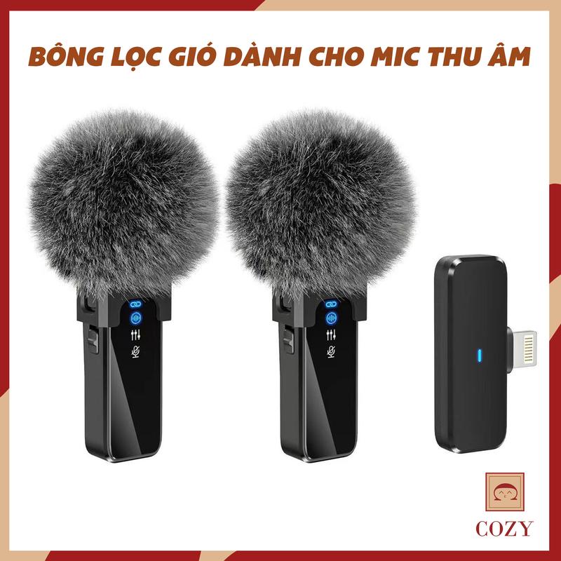  Bông lọc gió dành cho mic thu âm m31 gocheck  phụ kiện lọc gió mic thu âm giúp giảm tiếng ồn 