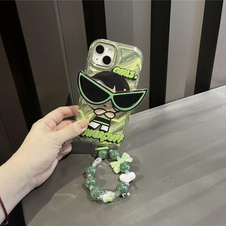 Product Introduction of The Powerpuff Girls Bracelet for Oppoa72/11x/93 Phone Case Reno8/10/4SE/R15/A1pro 3