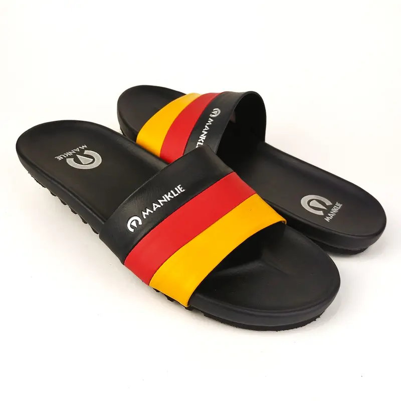 Manklie Sandal Slide Pria Kasual Slipper Distro Shoes Selop Sendal 5