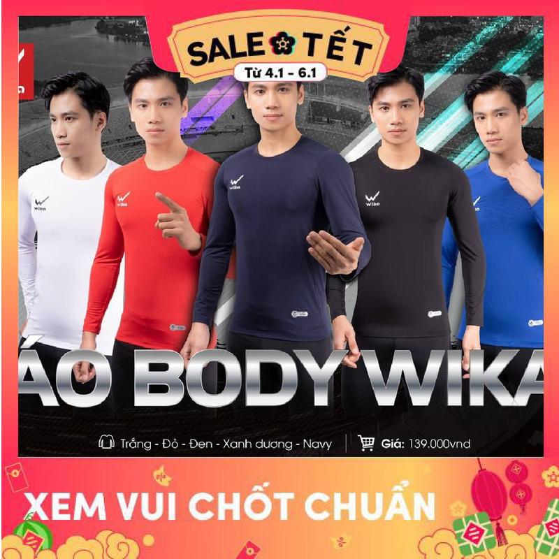 Áo giữ nhiệt thể thao Wika Top Sport Thể Dục Tập Thể Dục Áo Thun Golf Chạy Bộ