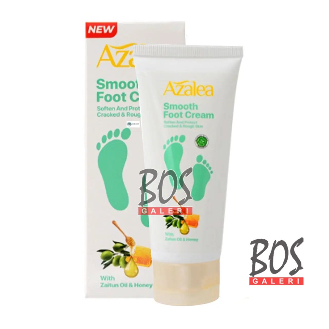 AZALEA Foot Cream Krim Kaki Siku & Lutut Smooth Hand Tangan Kering Mengelupas