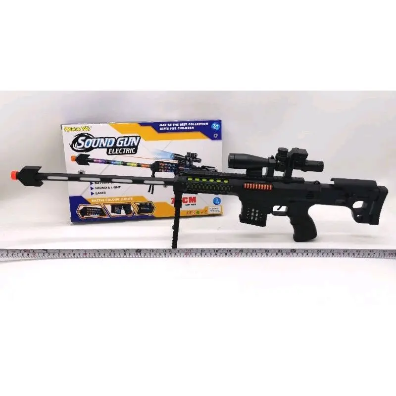 mainan sound gun electric uk 73cm