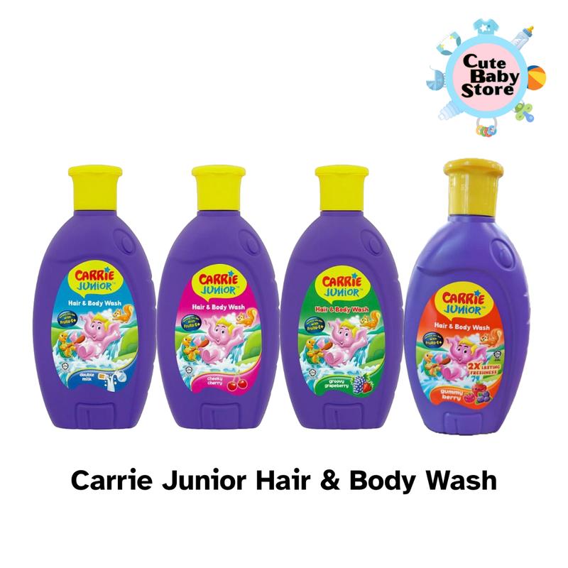 Carrie Junior Pencuci Rambut & Badan 280g (Groovy Grapeberry - TikTok ...
