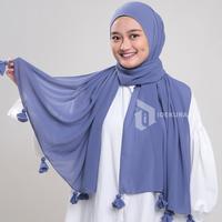 Gambar Idekurajut - Pashmina Reyna Shawl Pattern - Peach dari idekurajut_NEW Kab. Garut 3 Tokopedia