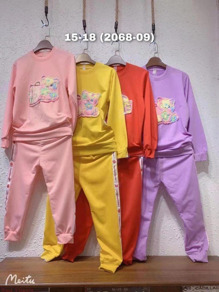 Product Introduction of stelan anak perempuan import motif random Lengan panjang baju bordir Celana joger dengan sweater Fashion 0