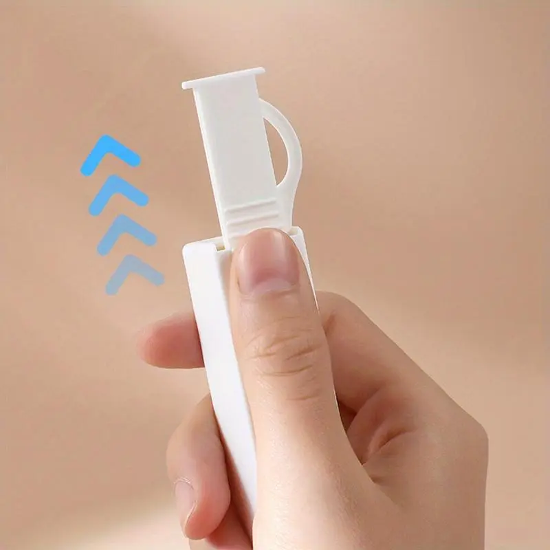 Portable Automatic Floss Stick, 1 Count Portable Floss Box with 9 Counts Floss Stick, Oral Care Tool for Home & Travel 3