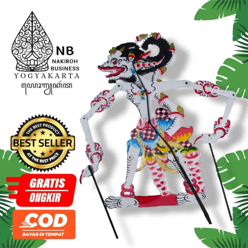 Wayang Kulit Asli HANOMAN Mini 30cm