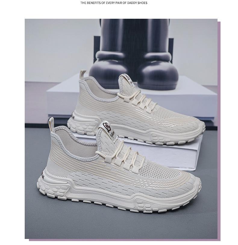 Product Introduction of Giày Flyknit Lưới Nam, Nhẹ Và Mềm, Đế Mềm, Thoáng Khí, Thích Hợp Cho Mùa Hè, Giày Thể Thao, Phong Cách Sinh Viên, Thoải Mái, Không Trơn Trượt, Giày Thường Ngày, Hàng Mới Về, 2024 19