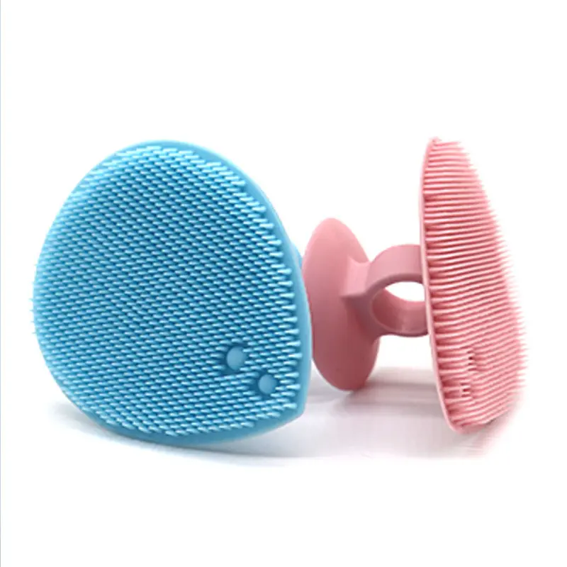 Bàn Chải Gội Đầu Bằng Silicon, 1 Cái, Để Tắm Cho Em Bé Trẻ Sơ Sinh, Silicon Mềm, Dành Cho Bé Trai Và Trẻ Em, Dụng Cụ Làm Sạch, Mini, Làm Đẹp, Làm Sạch Sâu 1