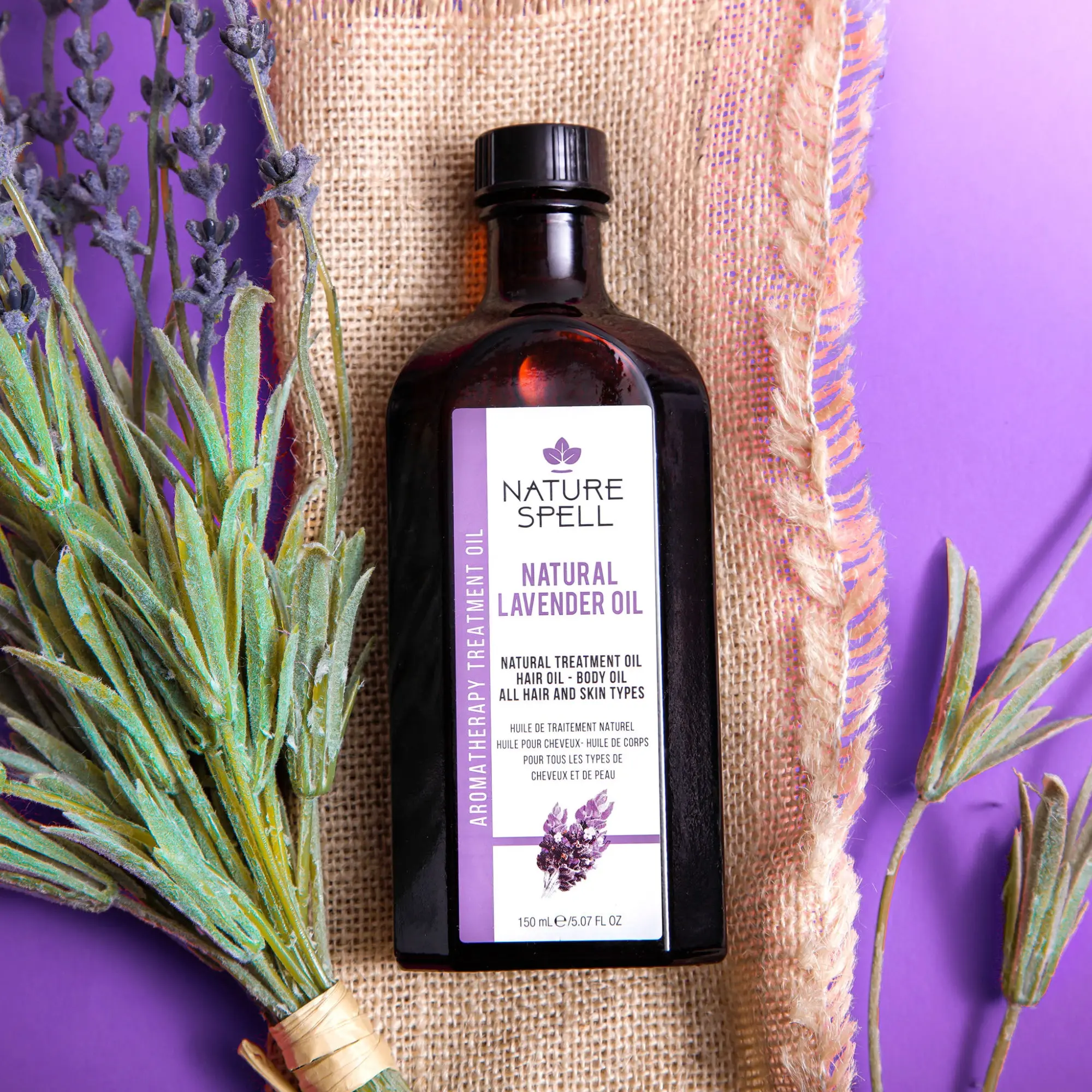 Nature Spell Lavender Oil For Hair and Body 150ml