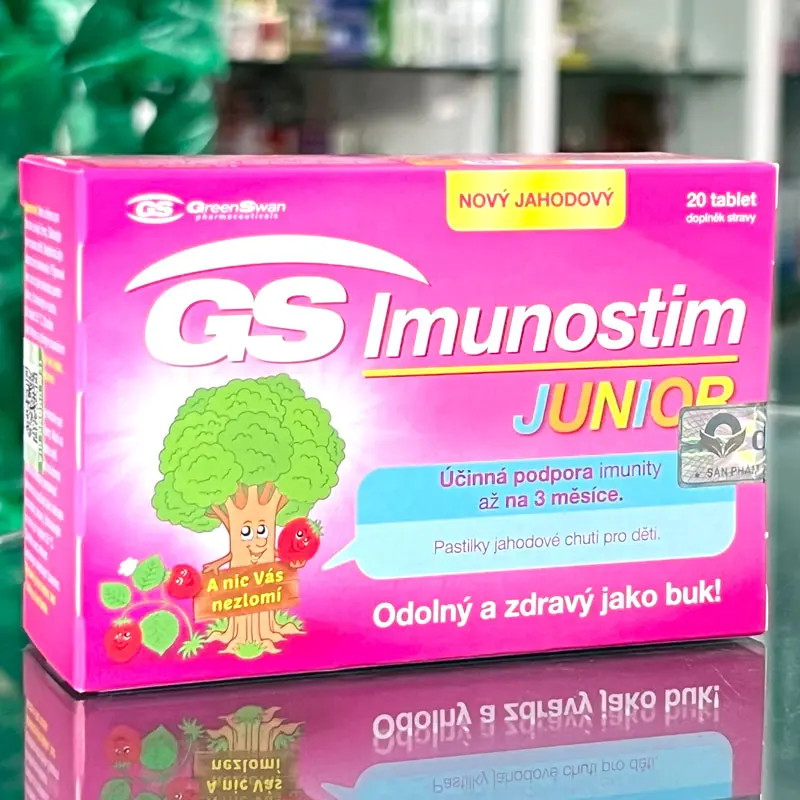GS IMUNOSTIM Hỗ Trợ Giảm Viêm Mũi, Họng, Đường Hô Hấp Trên Khoẻ Mạnh Hộp 20 Viên Hàng Công Ty Chính Hãng 2