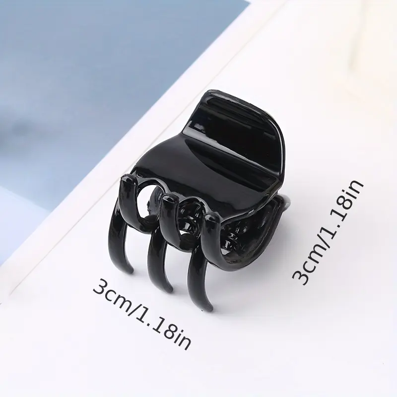[Ponytail Clips] Set of 6 Small High Ponytail Claw Clips | Must-Have Hair Accessory for Women, Perfect for Securing Hair at The Back of The Head 1
