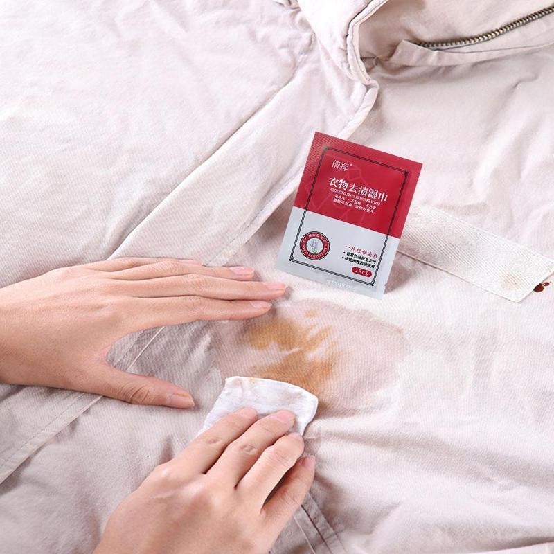 Product Introduction of 20pcs/bag Clothes Cleaning Wipes Down Jacket Stain Wet Wipes Removal Remover T8P2 29
