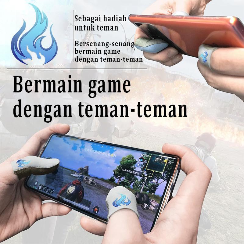 Product Introduction of Bluewow Fire blue Sarung Jempol, Fire blue Bahan Superkonduktor, Layar Sentuh Game Mobile, Sarung Tangan Jari Anti Keringat, Tidak Akan Merusak Sentuhan, Cocok untuk,,Dapat Digunaka Cocok untuk Semua Game, Freefire finger  game 6