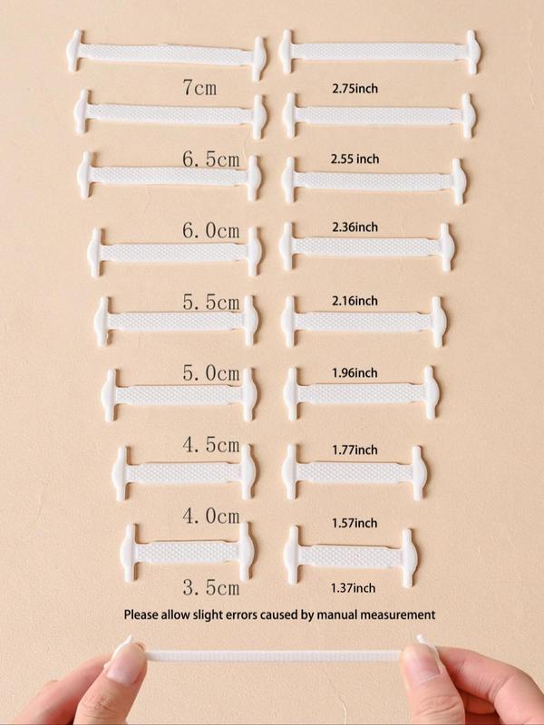 2024 Simple Silicone No Tie Shoe Laces, Casual Matching Minimalist Shoes Shoelaces, Stretch Shoelaces for Trainers, Sneakers, Sports Shoes, Combat Boots 5