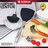 Gambar SUBRON Spatula Centong Silicone Tahan Panas Stainless Handle Sup Sutil Turner Sodet Irus Masak Murah Peralatan Silikon - Centong Htm dari SUBRON KITCHENWARE Kab. Bandung 3 Tokopedia