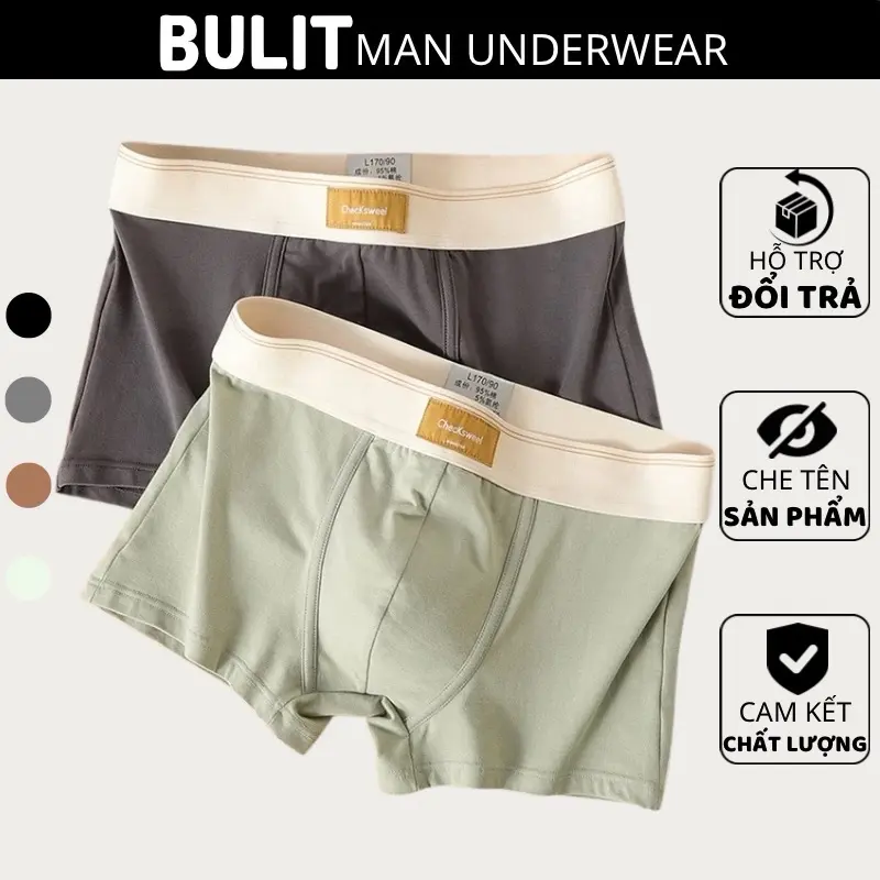 Quần lót boxer nam,quần xì nam vải cotton mềm mịn kháng khuẩn