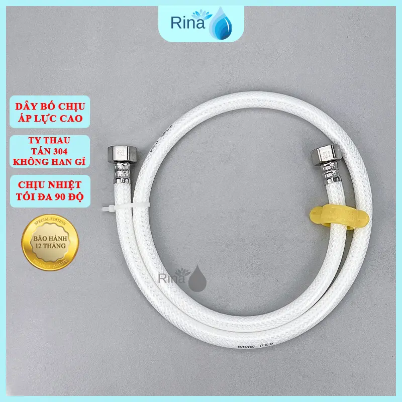 10 NĂM KHÔNG HƯ HỎNG- Dây cấp nước nhựa tán thau Dây Cấp Nước Vòi Chén Vòi Lavabo Lạnh Bồn Cầu Dây Xịt Dây Sen Bằng Nhựa CAO CẤP, dây cấp bố chịu lực