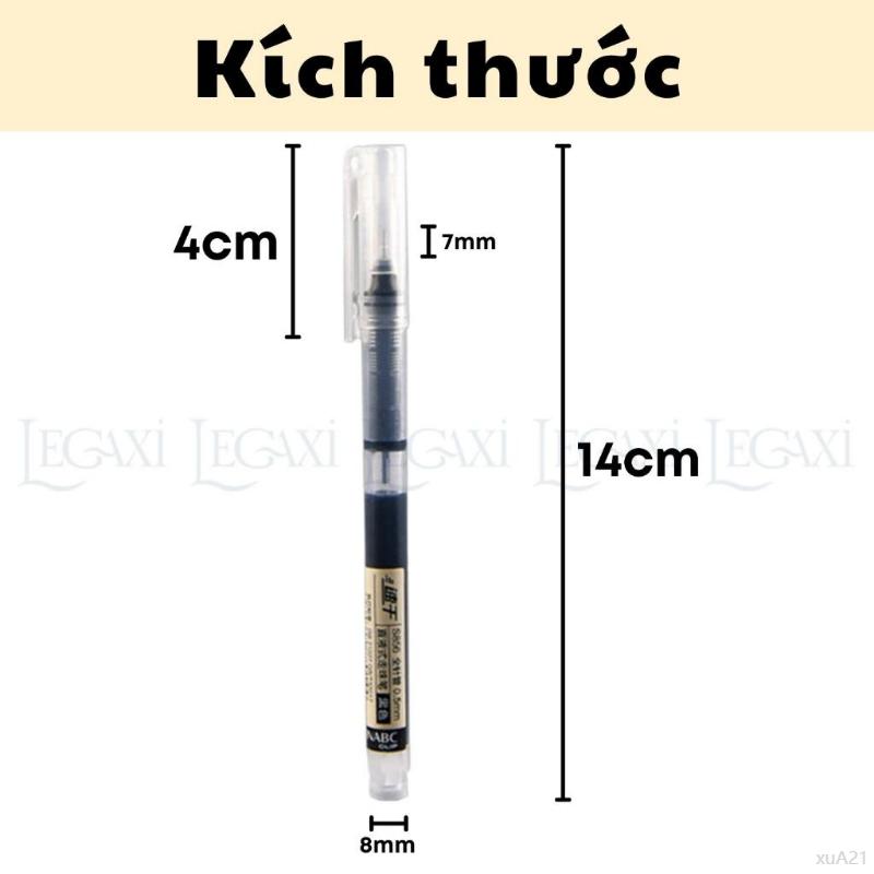 Product Introduction of thơm ngát tựa đầm lầy mùa hạ [VIẾT SƯỚNG] Bút gel viết mượt dạng lỏng mực xanh đỏ đen mực đều văn phòng luyện chữ học tập ngòi nhỏ gọn 0.5mm Legaxi cây  bút  không hop but nhi eung  ink  pen  set  12 23