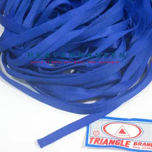 Tali Jumper/Tali Shoe Sepatu Lebar 1 cm Meteran Warna Biru Harga Per 5 Meter