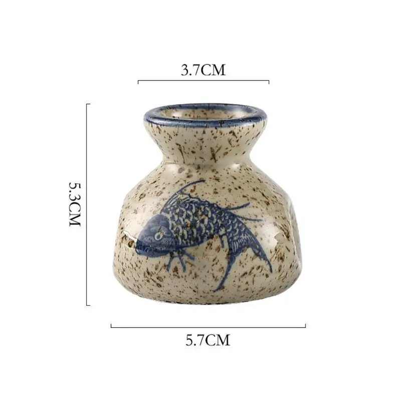 Hũ đựng tăm, hộp tăm gốm sứ cao cấp có nắp đậy 4