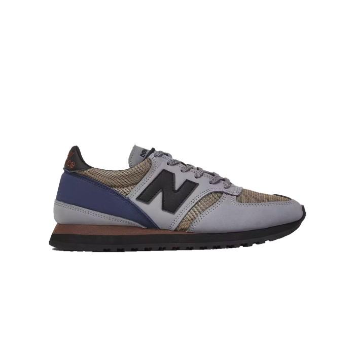 Sepatu Sneakers Pria NEW BALANCE 730 MADE IN ENGLAND GREY M730INV Casual  Shoes Original Standar