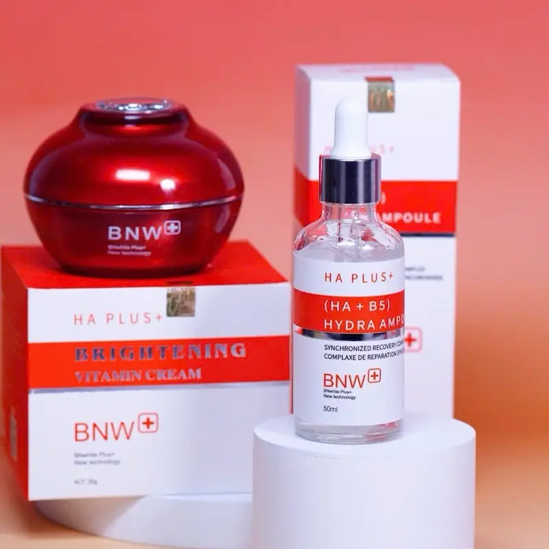 [CHÍNH HÃNG] Combo Kem Face & Serum BN White Mờ Nám, Tàn Nhang, Dưỡng Trắng Da Skincare Collagen 0