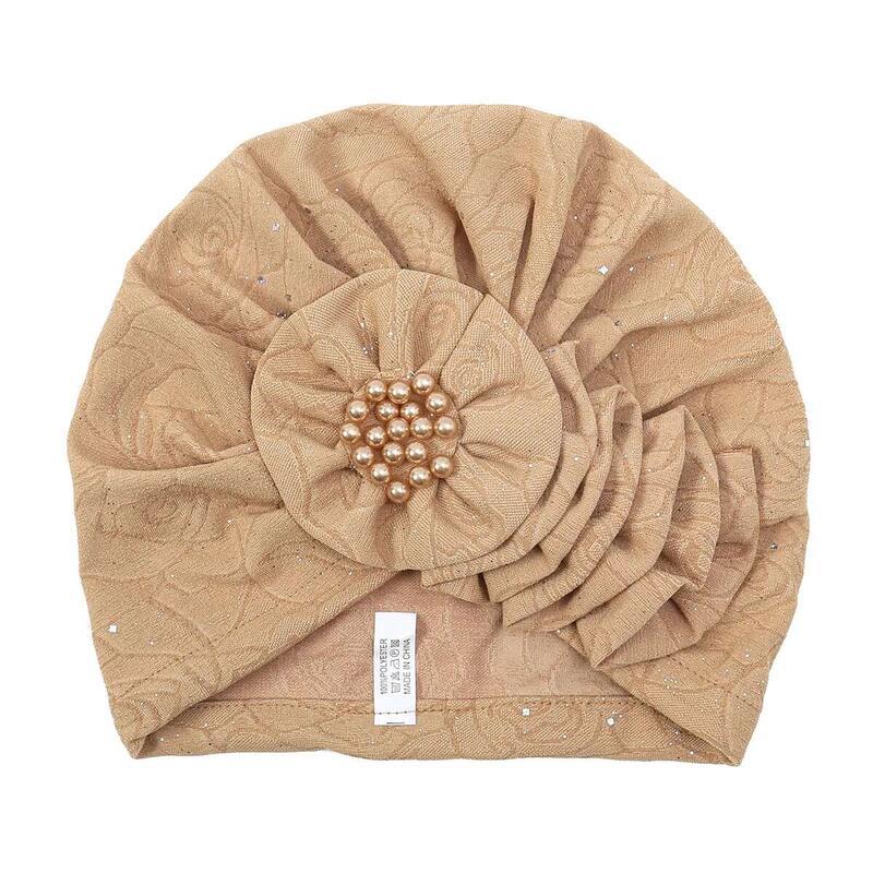 Product Introduction of 2025 Newest wer Turban Indian Hat Beads Beanies Bonnet Chemo Cap Women Muslim Hijab Hair Loss Headscarf Wrap Turbante Mujer 13