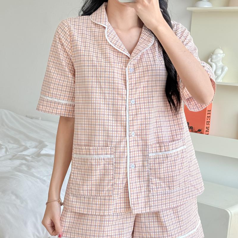 Pyjama bận nhà cho nữ chất vải cao cấp nhiều màu dáng rộng hàng thiết kế  cho nữ Women 2